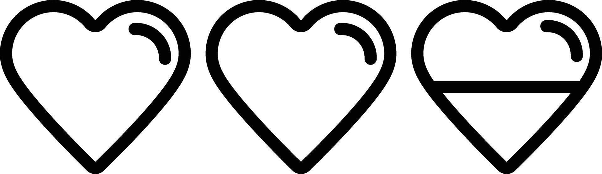 Life hearth outline illustration vector