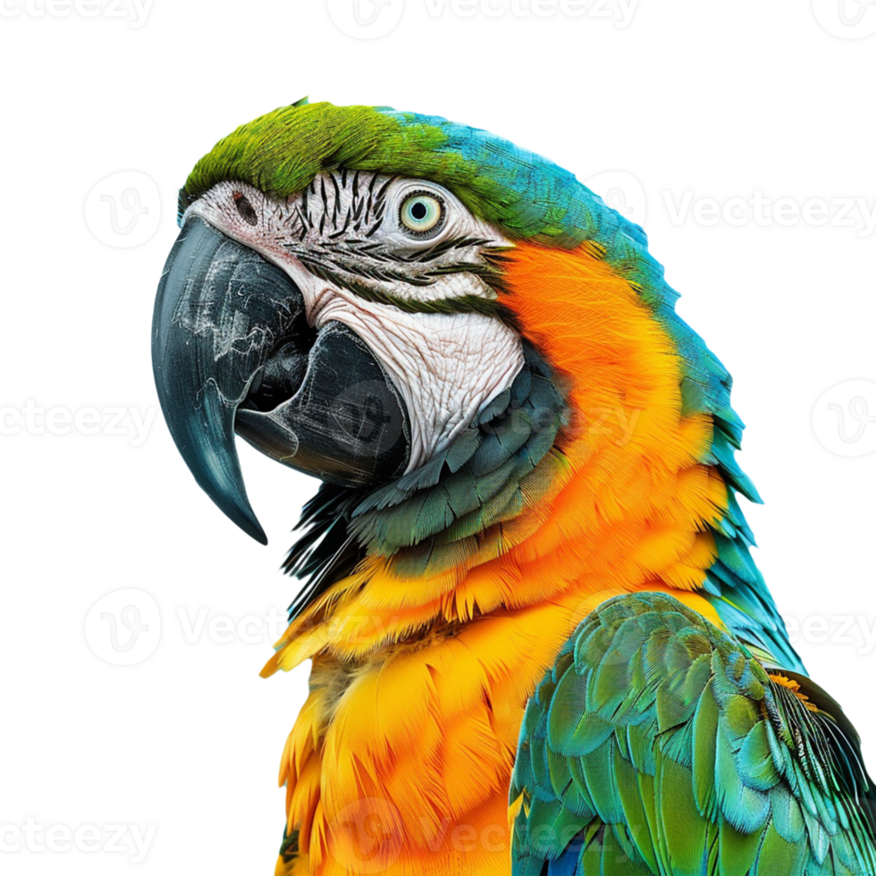 A Parrot isolated on transparent background png