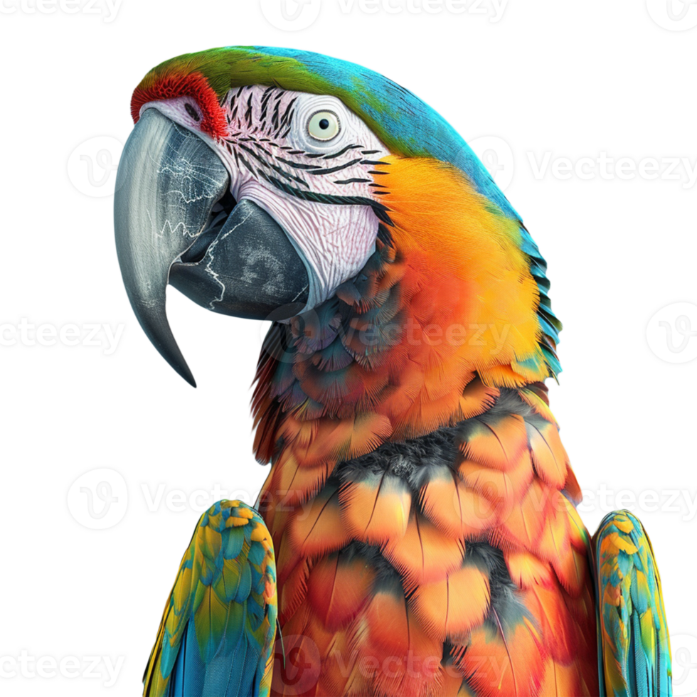 A Parrot isolated on transparent background png