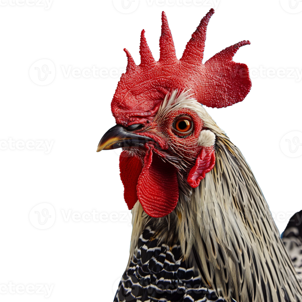 A hen on transparent background png
