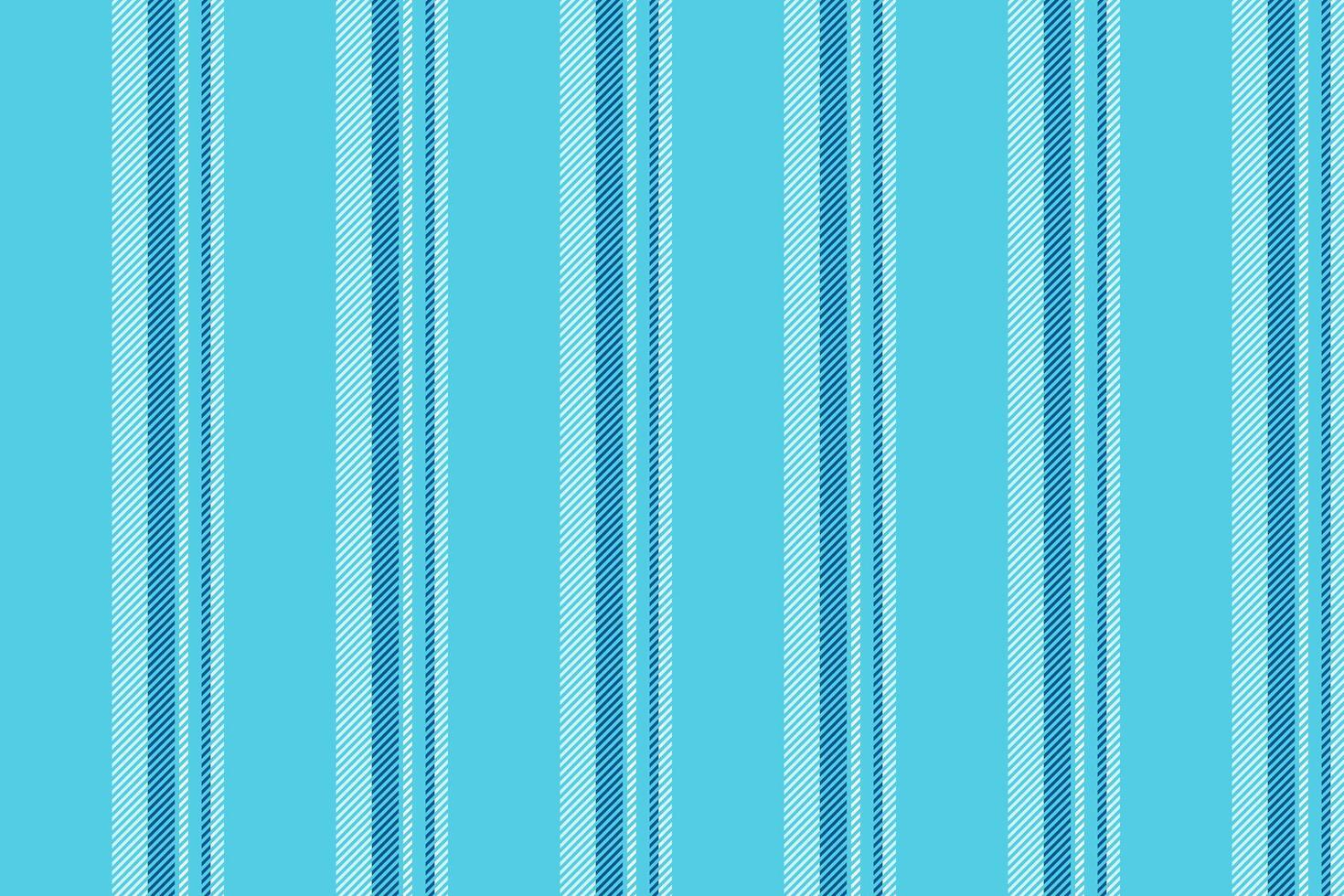 Victorian stripe texture , isolation vertical seamless fabric. Wide background pattern textile lines in cyan and light colors. vector