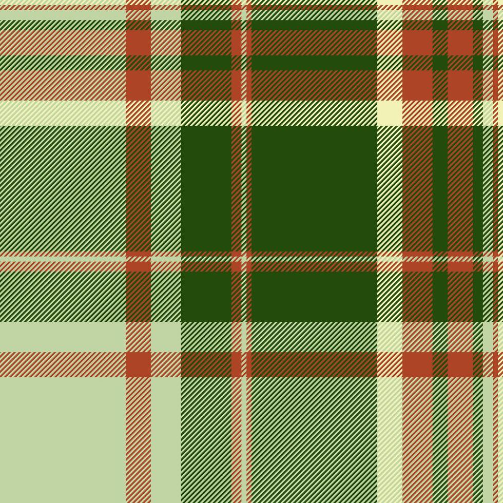 Plaid textile of check texture background with a seamless pattern tartan fabric. vector