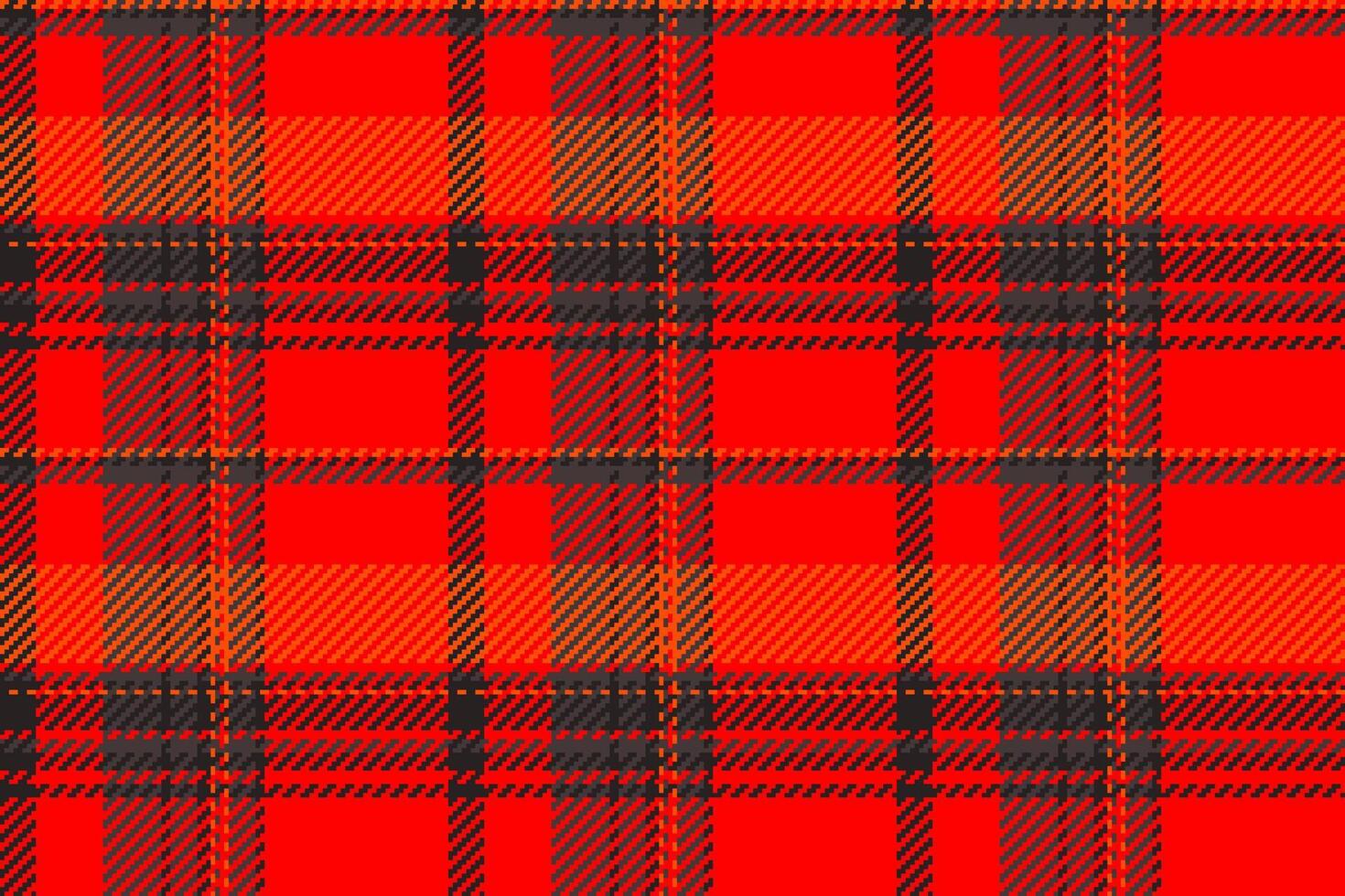 Infinity tartan background fabric, stroke textile plaid pattern. Perfection seamless texture check in dark and red colors. vector