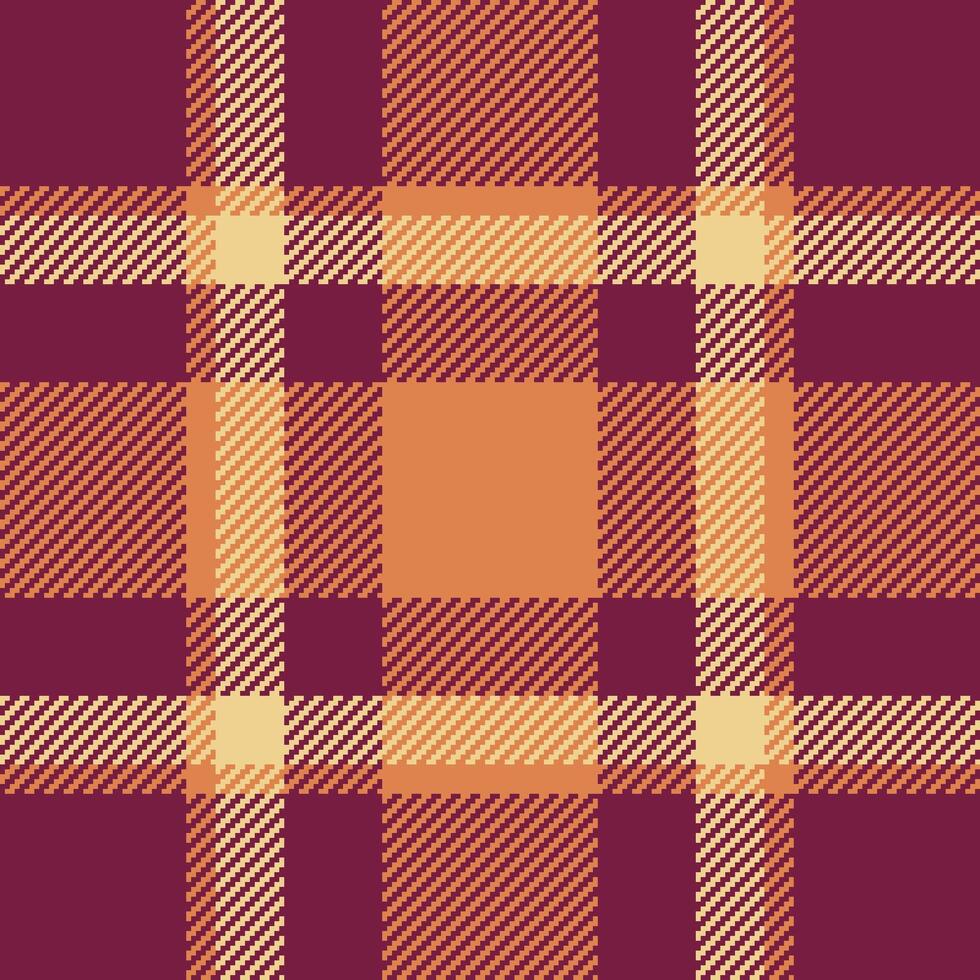 Check background textile of seamless tartan pattern with a fabric plaid texture. vector