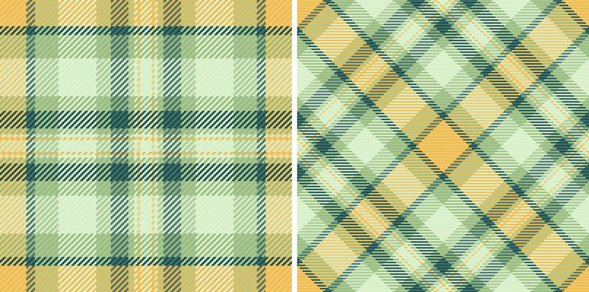 Textile seamless texture of pattern background fabric with a tartan plaid check . vector