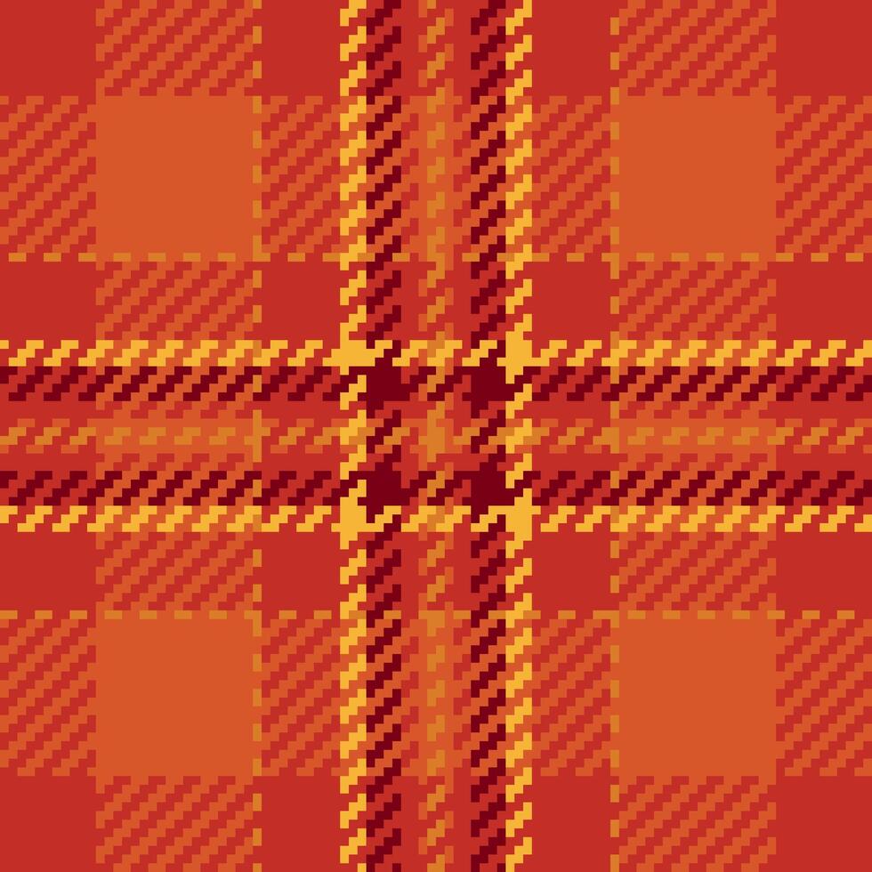 Textile design of textured plaid. Checkered fabric pattern swatch for shirt, dress, suit, wrapping paper print, invitation and gift card. vector
