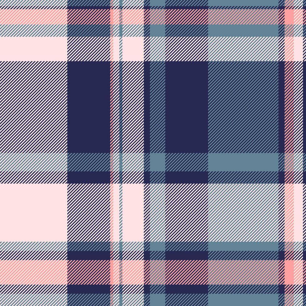 Textile design of textured plaid. Checkered fabric pattern swatch for shirt, dress, suit, wrapping paper print, invitation and gift card. vector