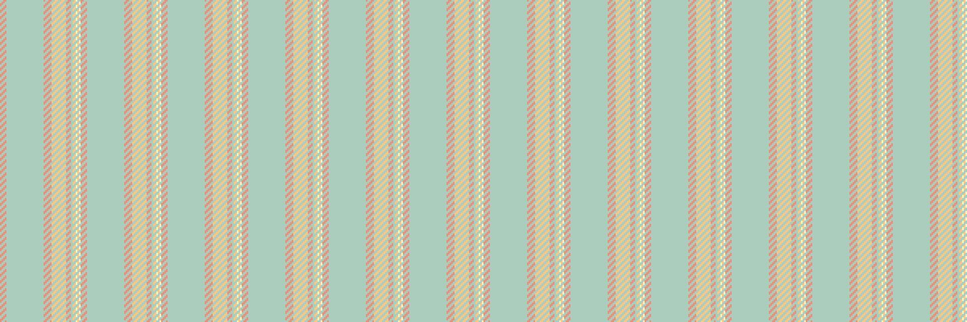 Outfit stripe texture, fashionable textile lines seamless. Idea fabric vertical background pattern in light and red colors. vector