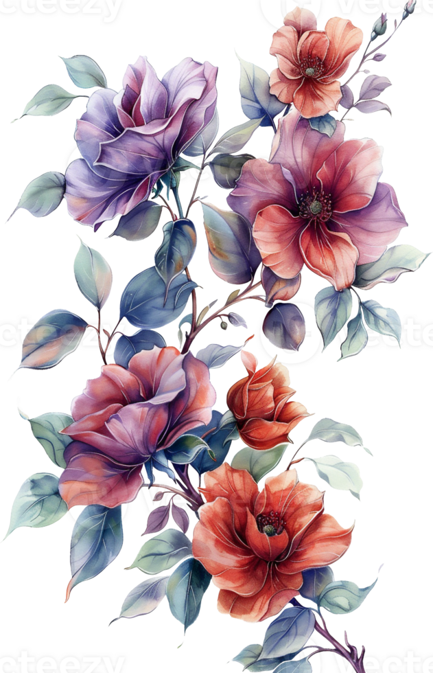beautiful flower vines png