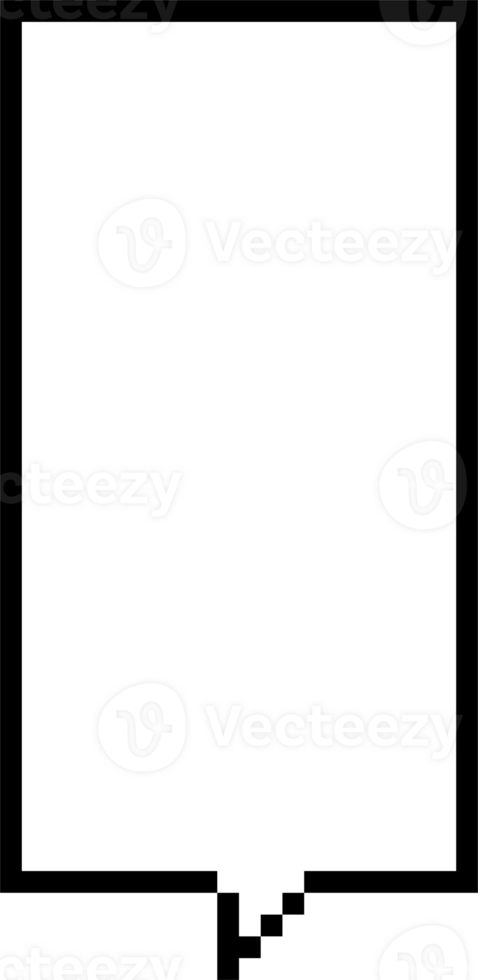 8bit retro game pixel speech bubble balloon icon sticker memo keyword planner text box banner png
