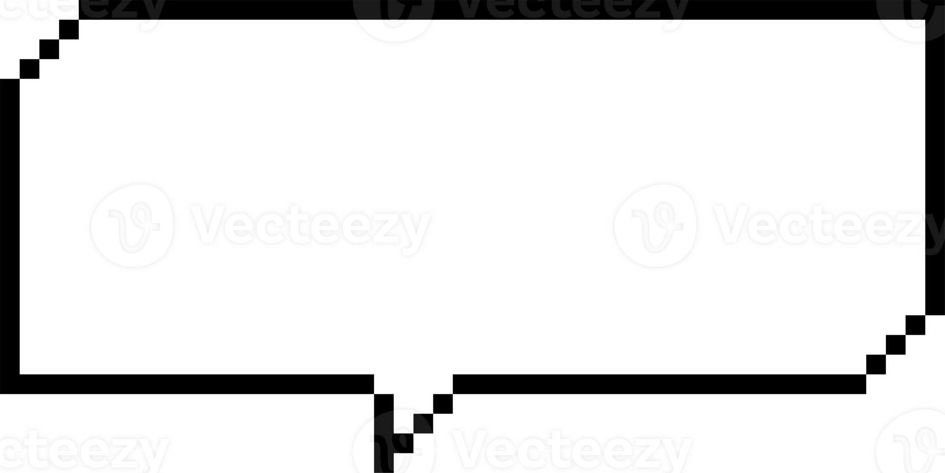 8bit retro game pixel speech bubble balloon icon sticker memo keyword planner text box banner png