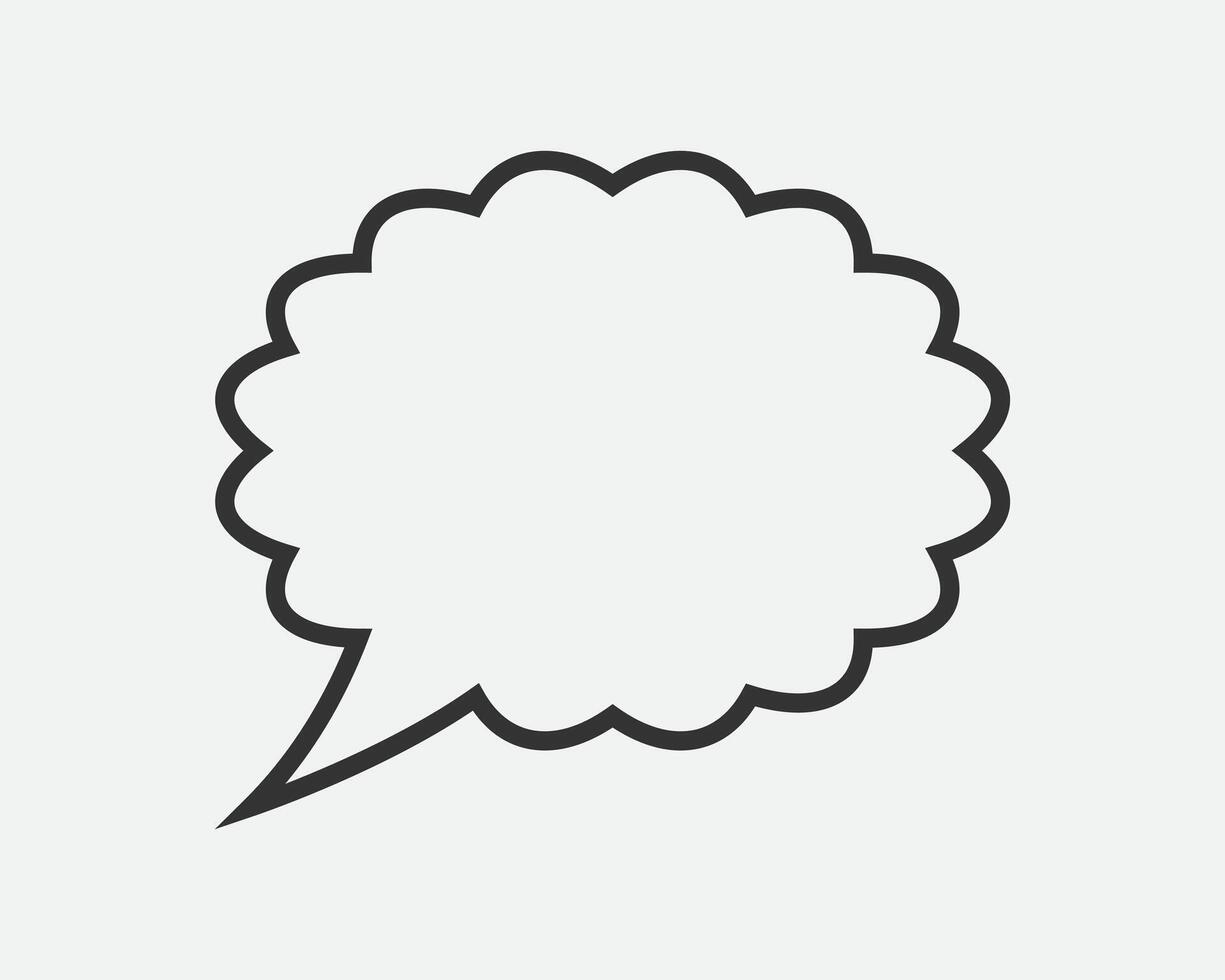 Talk bubble speech icon. Blank empty bubbles design elements. Chat on line symbol template. Dialogue balloon sticker silhouette. vector