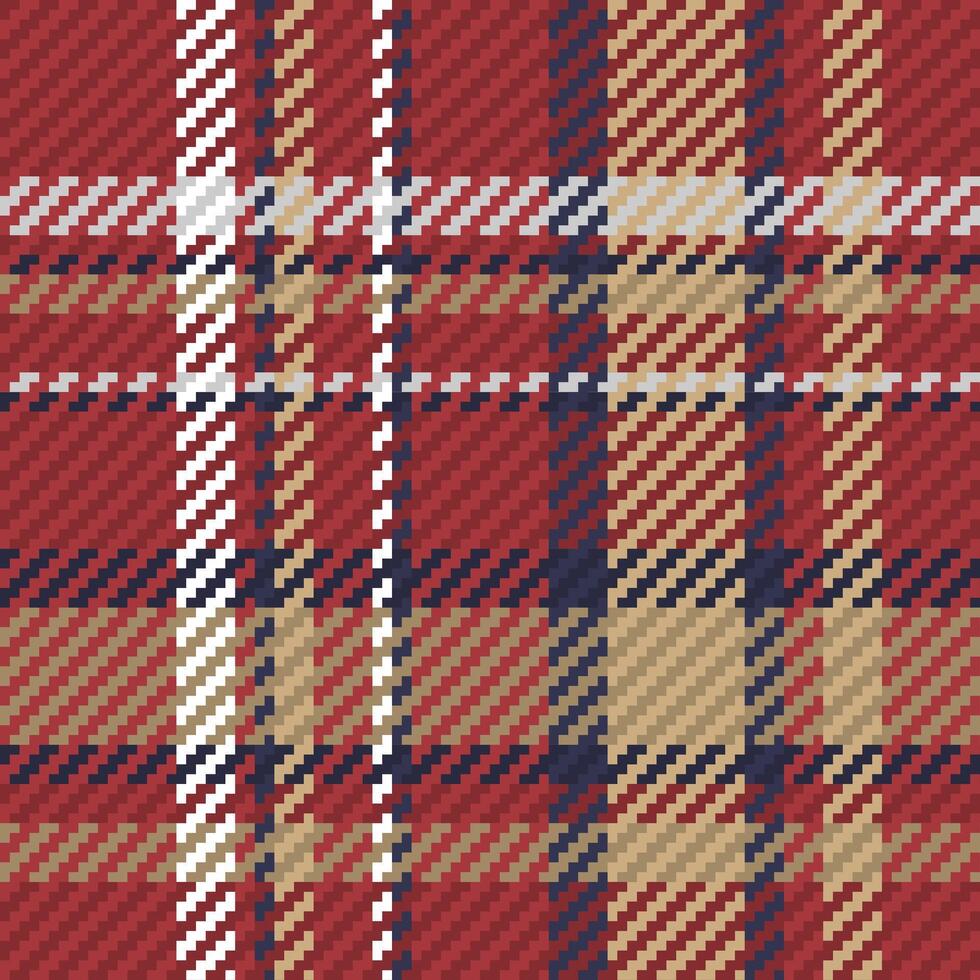 Seamless pattern of scottish tartan plaid. Repeatable background with check fabric texture. backdrop striped textile print. vector