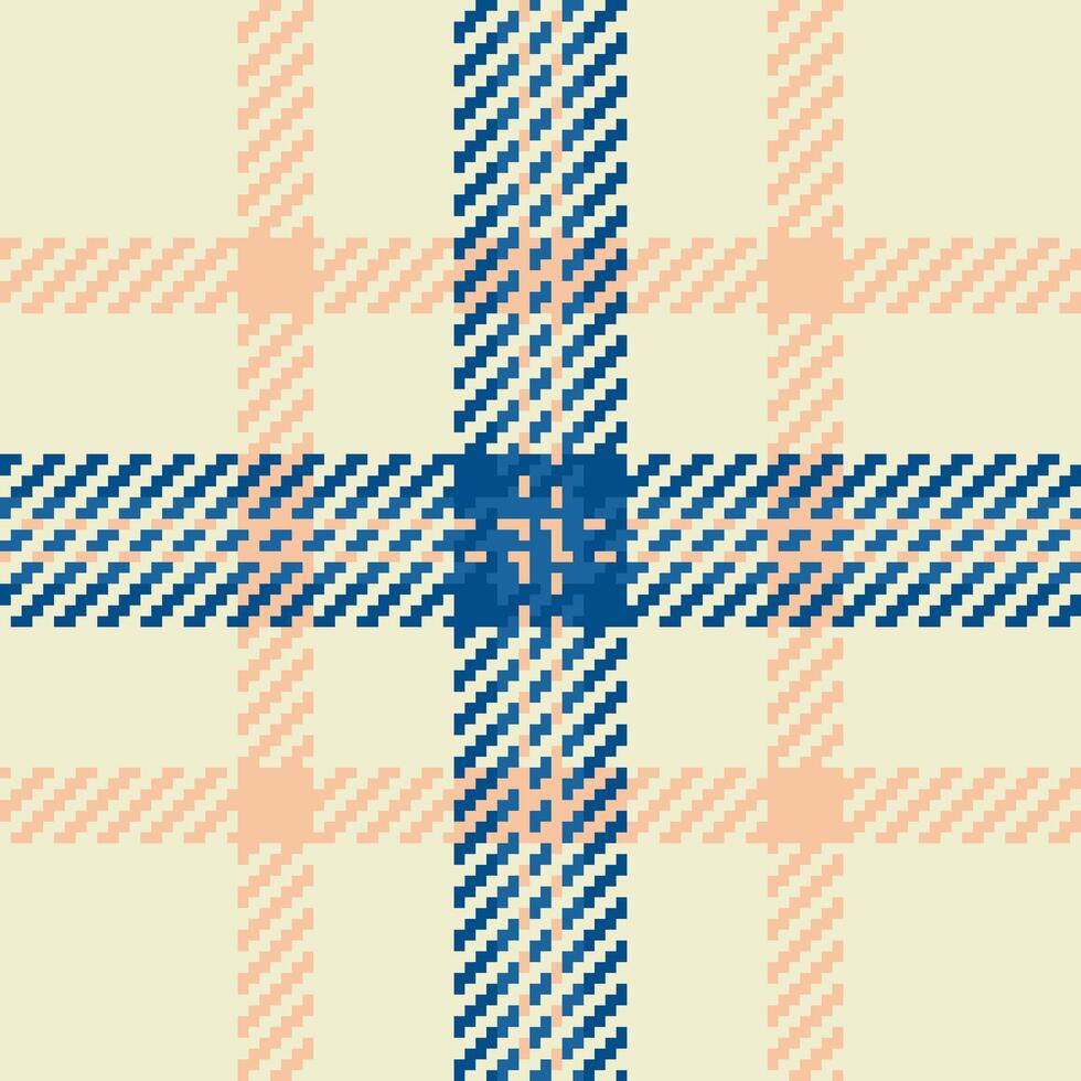 Textile design of textured plaid. Checkered fabric pattern swatch for shirt, dress, suit, wrapping paper print, invitation and gift card. vector