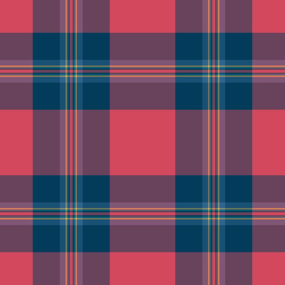 Texture tartan of check background seamless with a fabric plaid textile pattern. vector