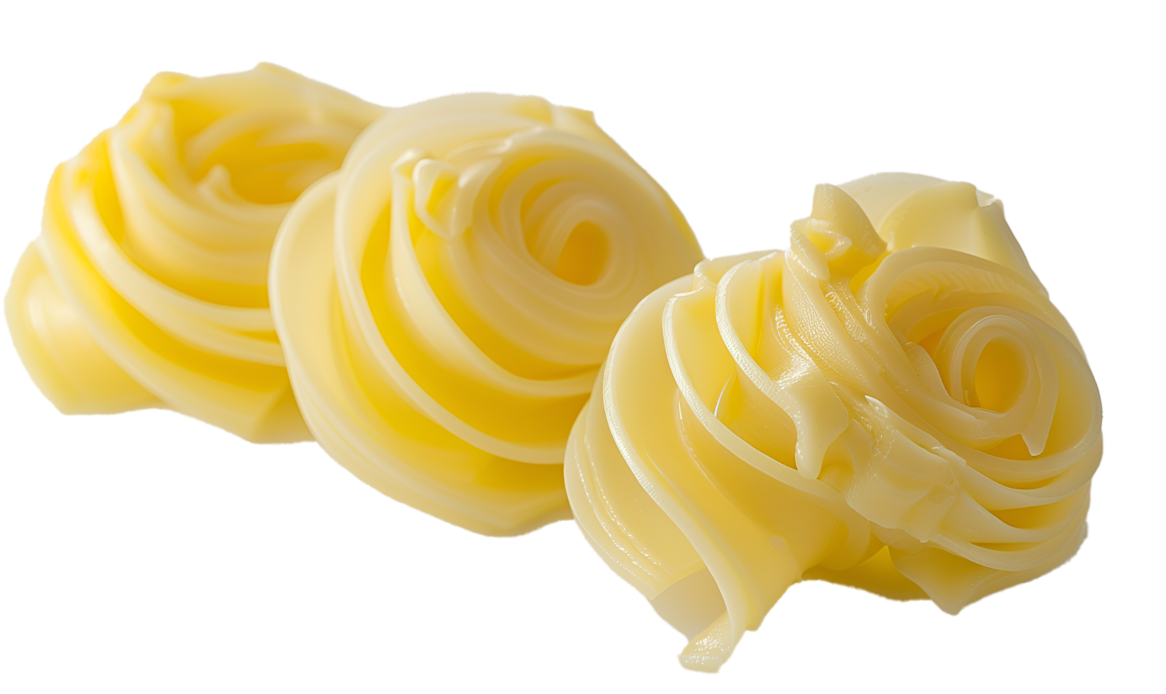 vers boter krullen geïsoleerd Aan transparant achtergrond png
