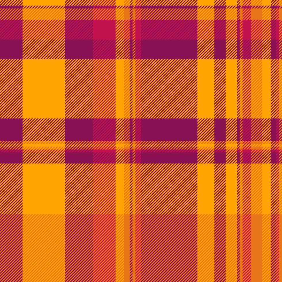 Fabric texture of textile background check with a plaid tartan seamless pattern. vector