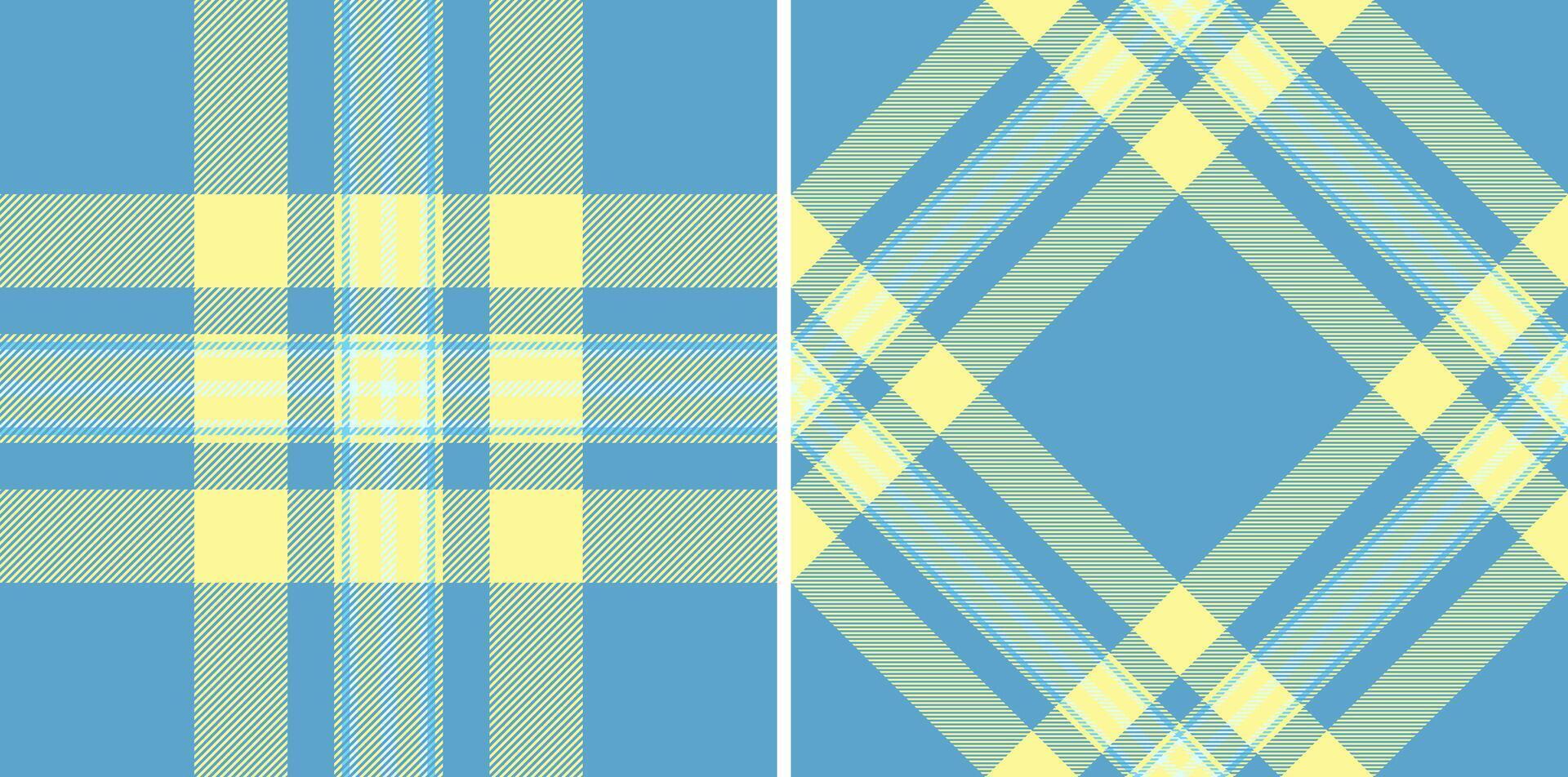 Check plaid tartan of seamless fabric with a texture textile background pattern. vector