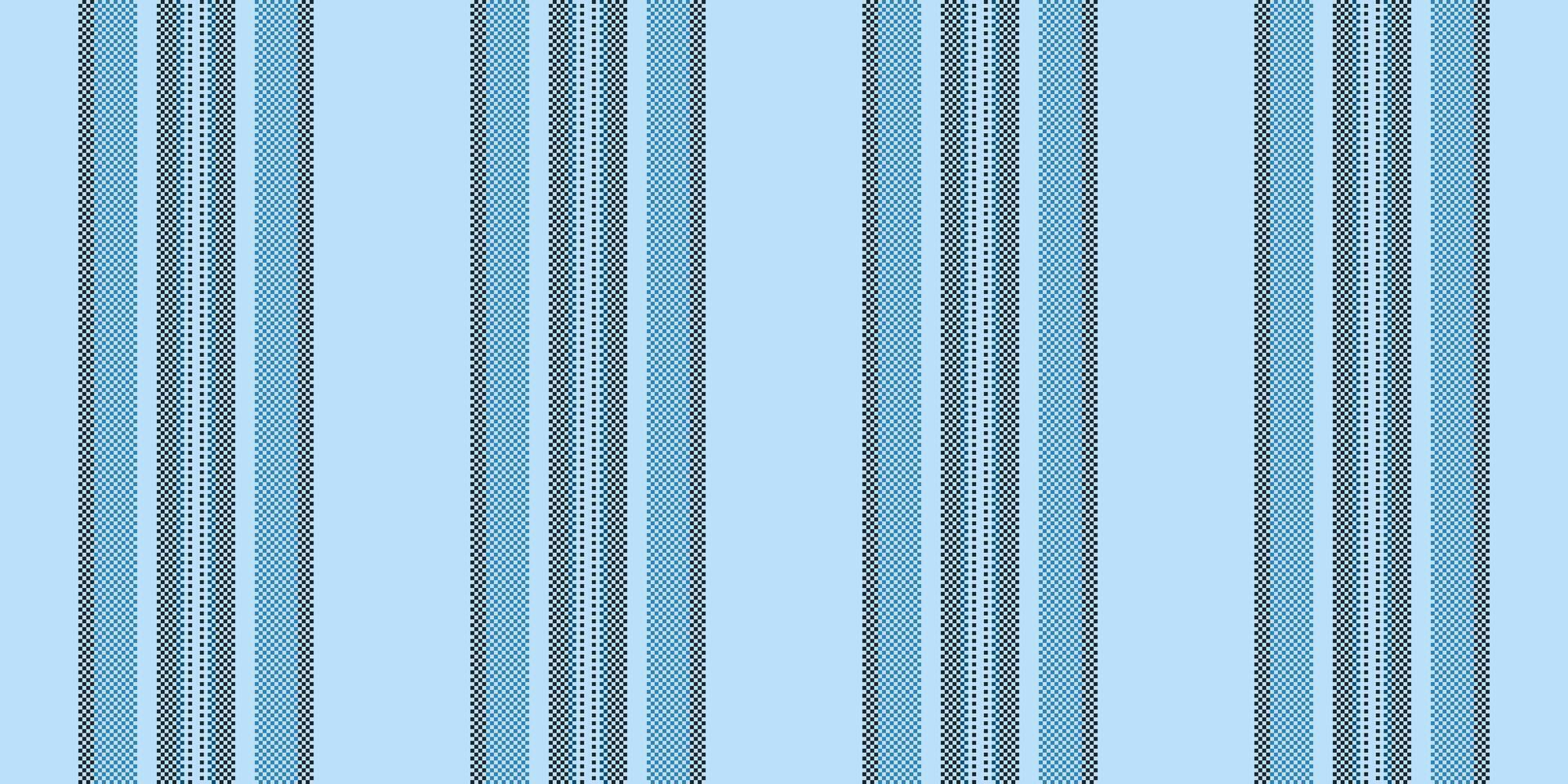 Perfection background texture fabric, ragged lines vertical . Pretty seamless textile stripe pattern in light and cyan colors. vector