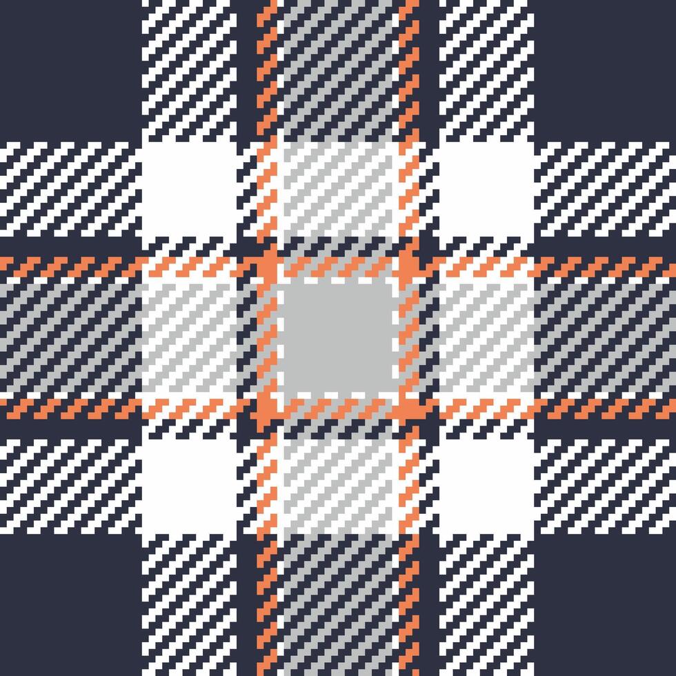 Textile design of textured plaid. Checkered fabric pattern swatch for shirt, dress, suit, wrapping paper print, invitation and gift card. vector