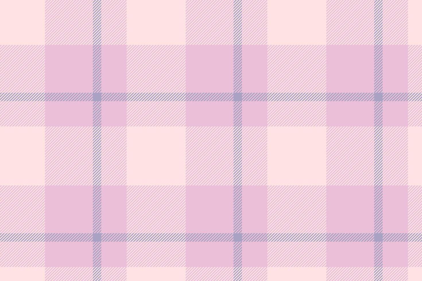 Plaid background, check seamless pattern in pink. fabric texture for textile print, wrapping paper, gift card or wallpaper. vector