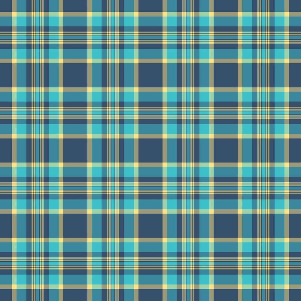 Femininity seamless fabric texture, rich textile tartan . Industrial pattern check background plaid in cyan and pastel colors. vector