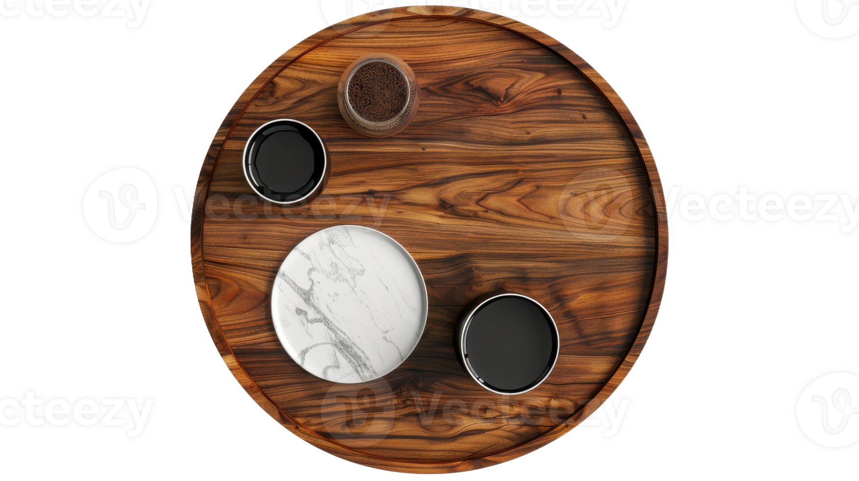 Coffee Table Set on the transparent background, Format png