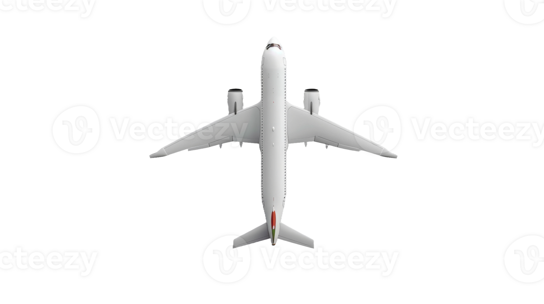 Single Airplane on the transparent background, Format png