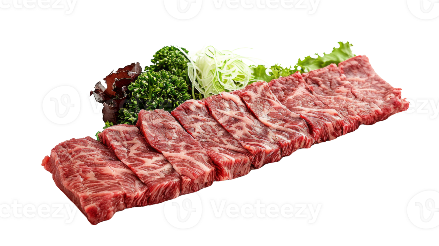Wagyu Steak on the transparent background, Format png
