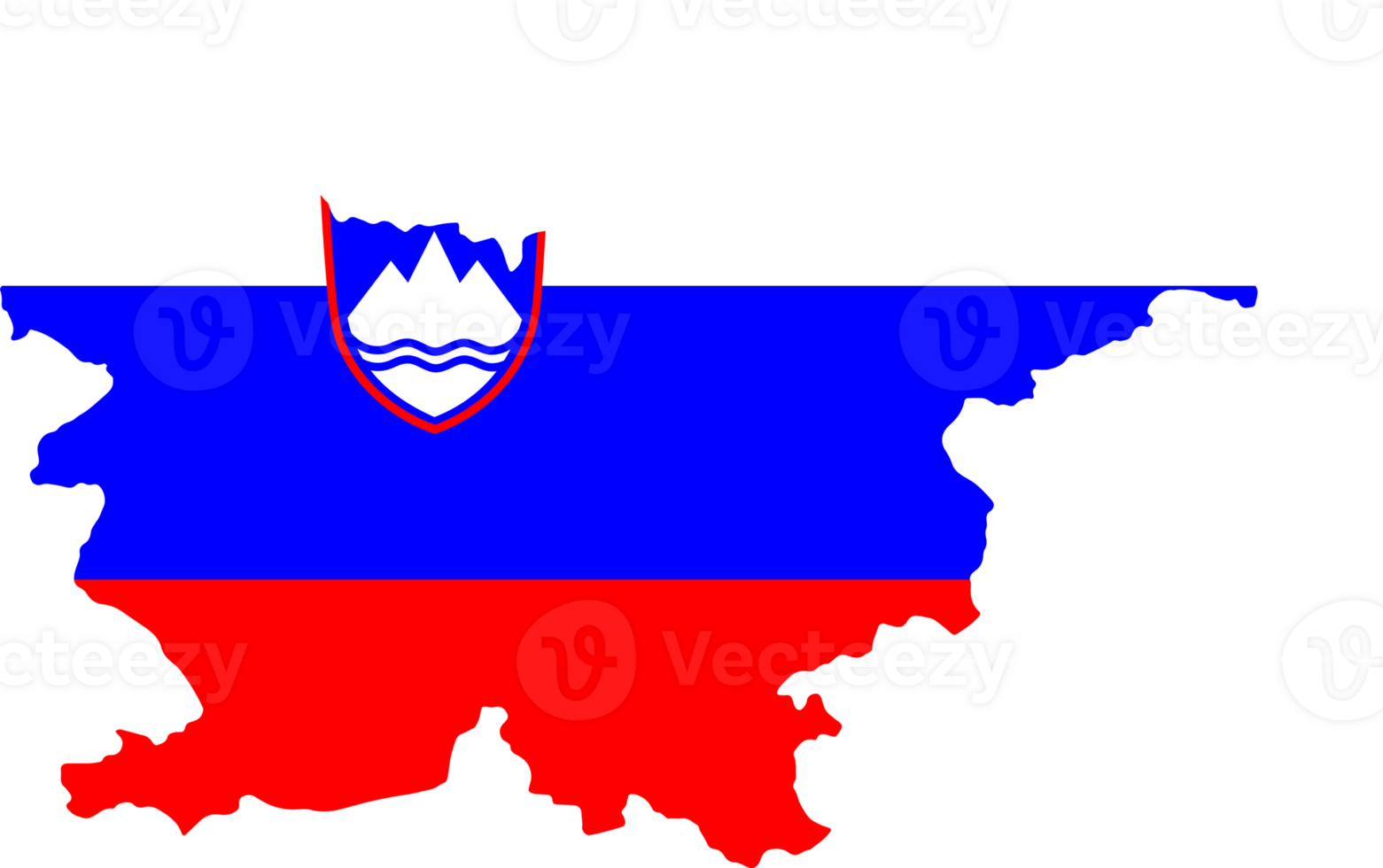 Slovenia map flag png