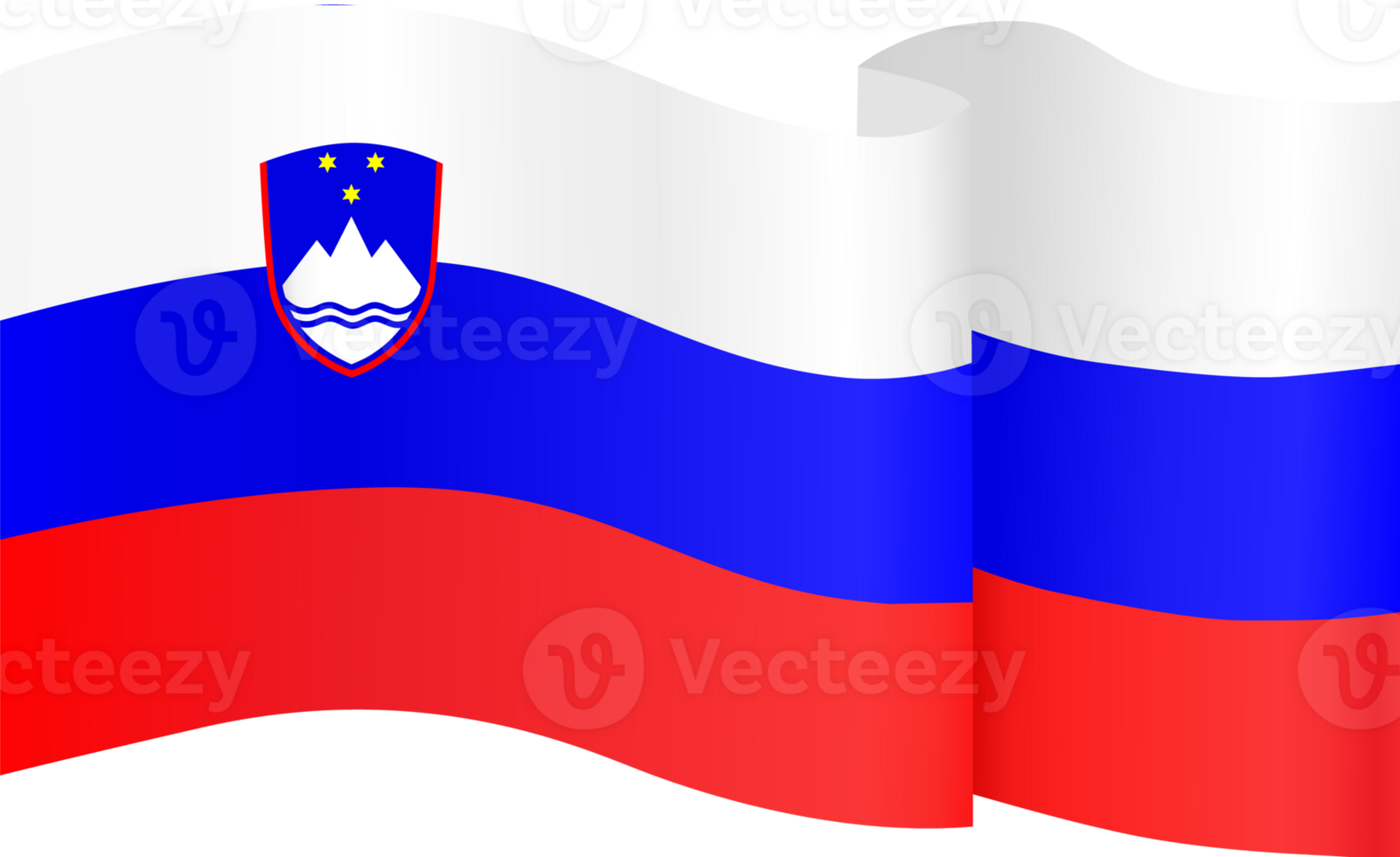 Slovenia flag wave png