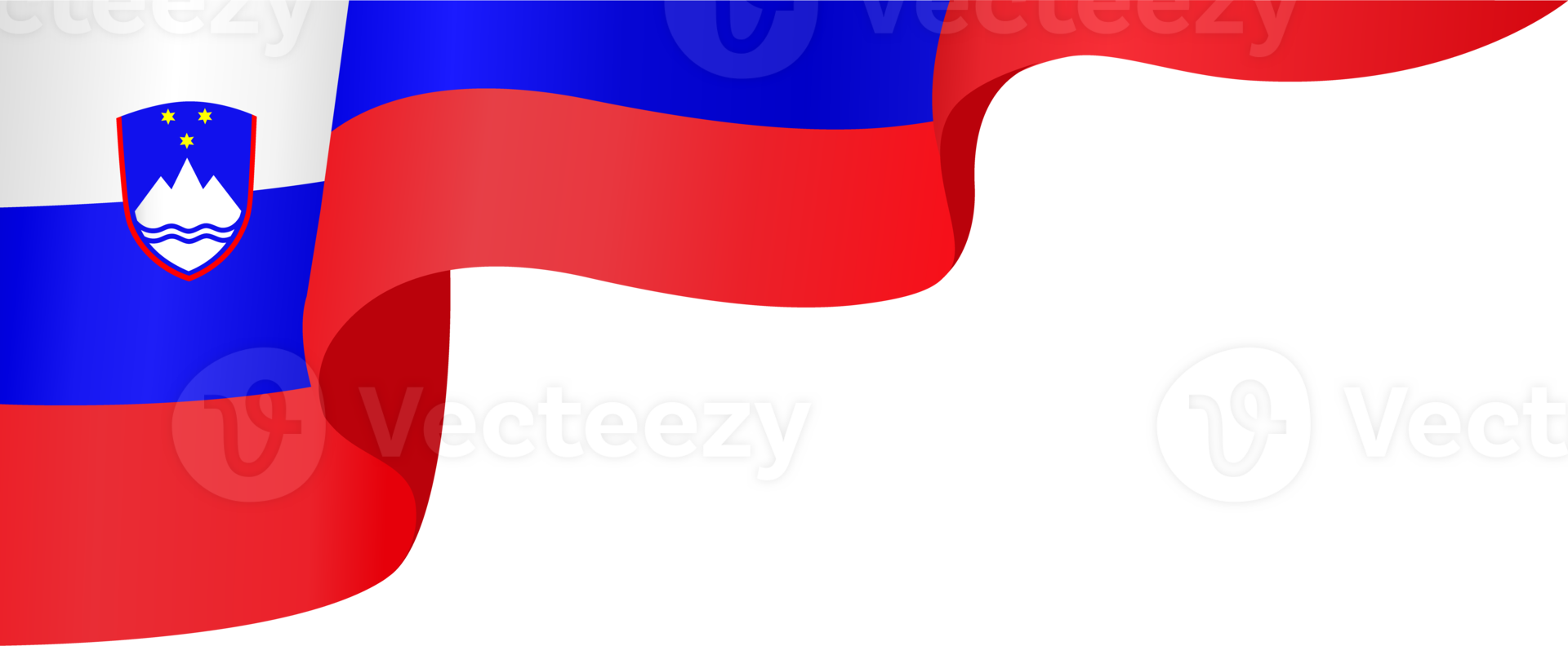 Slovenia flag wave png