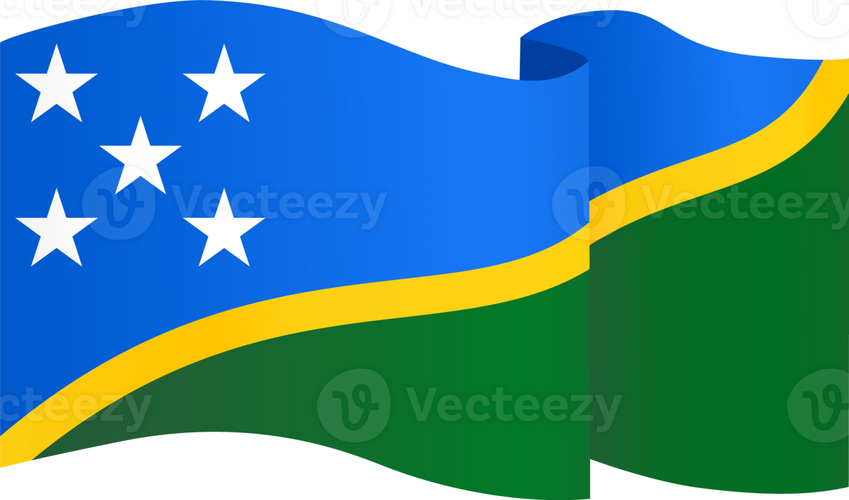 bandera de las islas salomón png