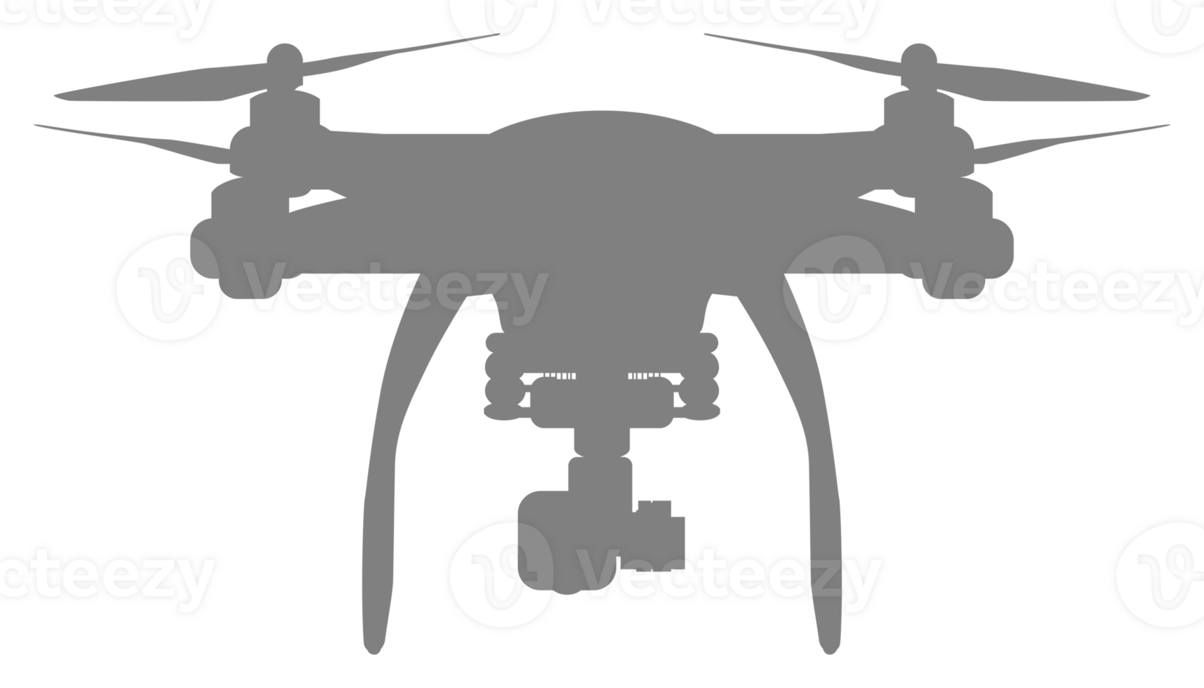 Drone Camera or UAV Silhouette, Flat Style, Can use for Art Illustration, Apps, Website, Pictogram, Logo Gram, or Graphic Design Element png