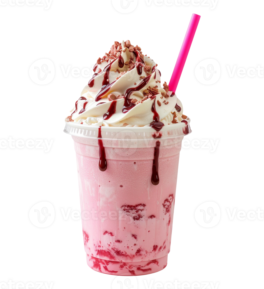 Cold drink milkshake isolated png