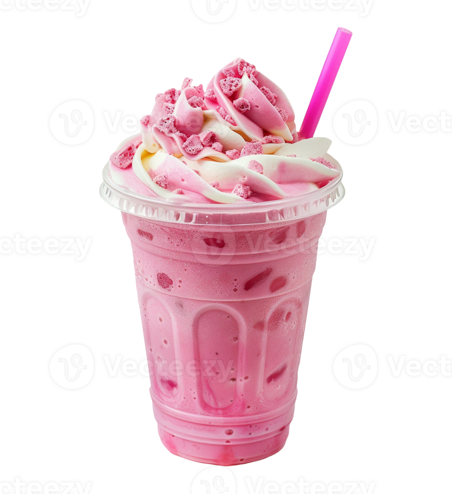 Cold drink milkshake isolated png