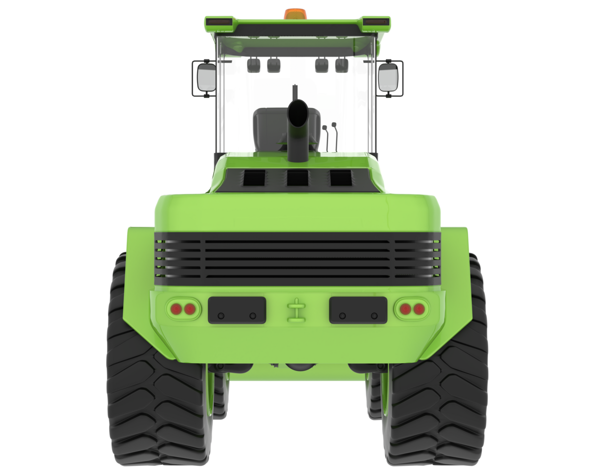 Loader isolated on background. 3d rendering - illustration png