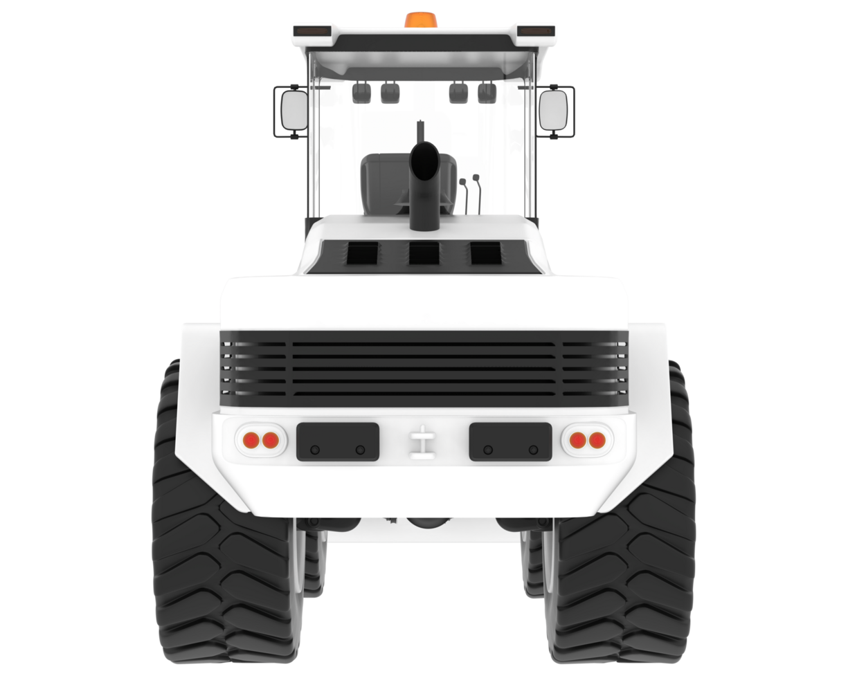 Loader isolated on background. 3d rendering - illustration png