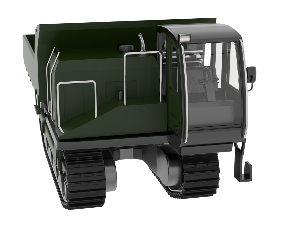 Crawler isolated on background. 3d rendering - illustration png