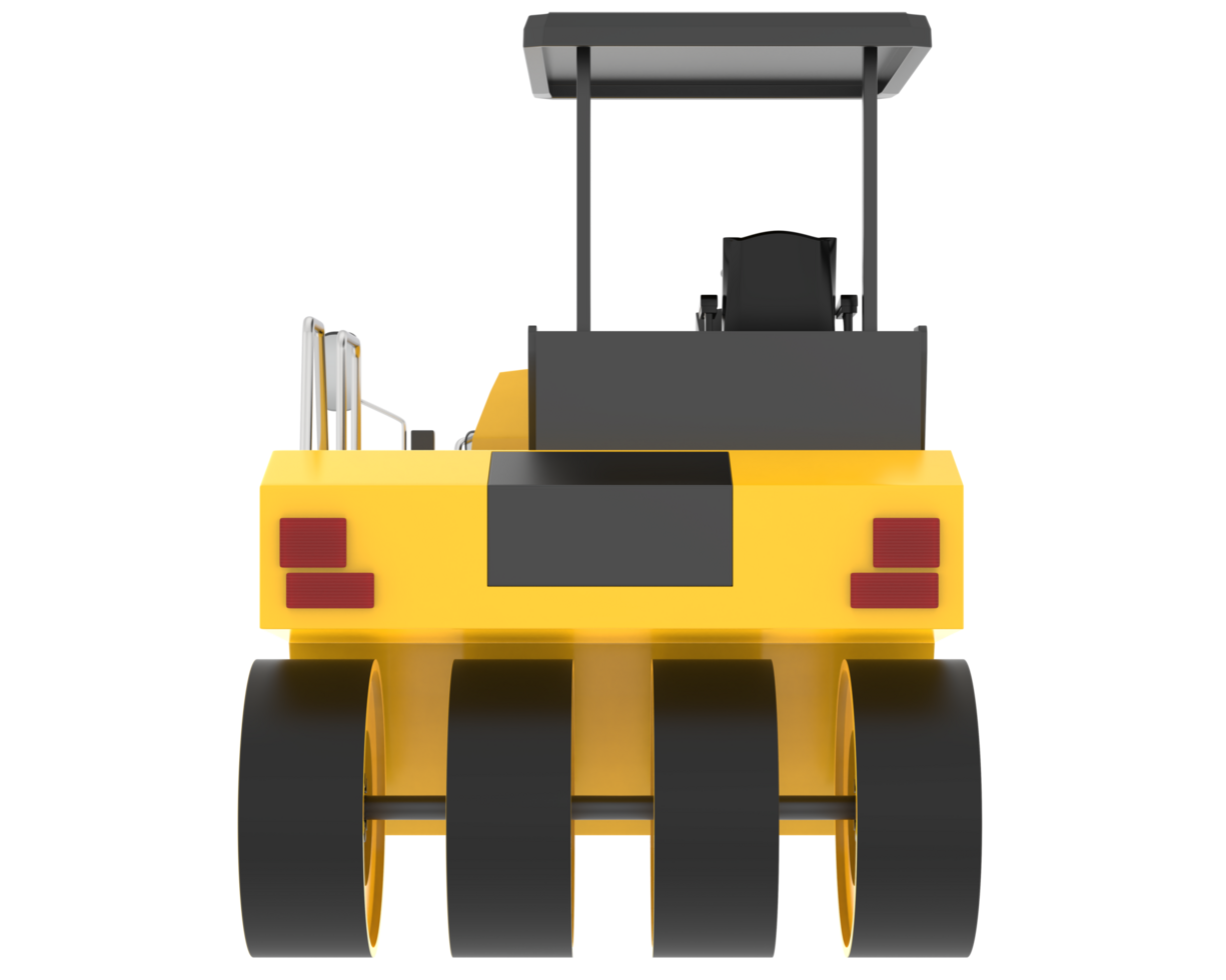 Compactor isolated on background. 3d rendering - illustration png