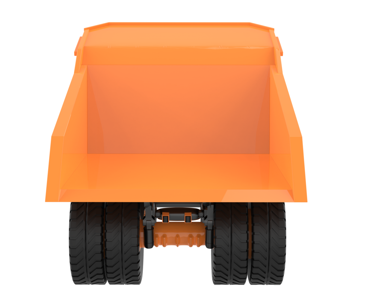 Mining truck isolated on background. 3d rendering - illustration png