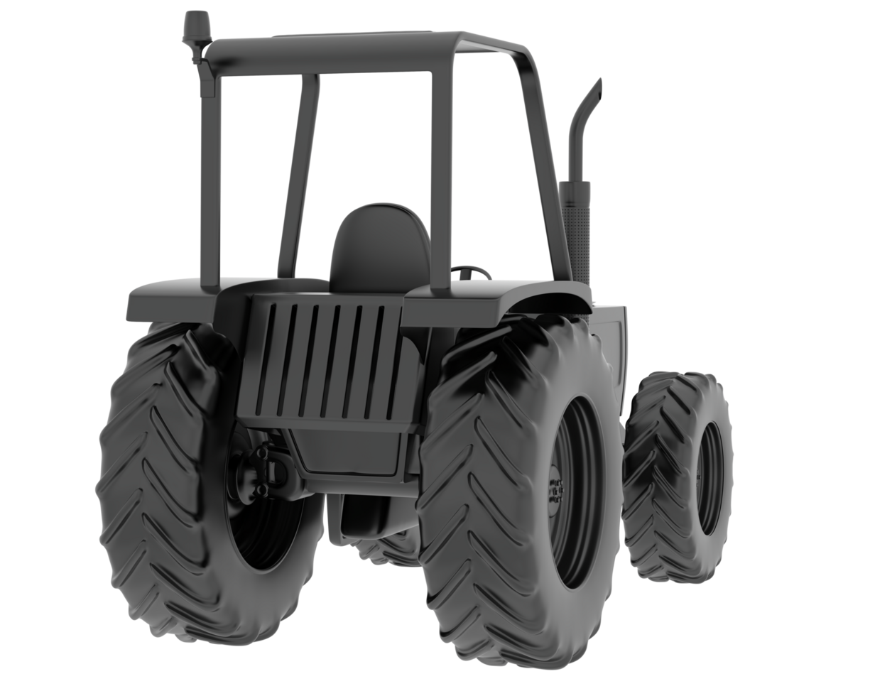 Big farming vehicle isolated on background. 3d rendering - illustration png