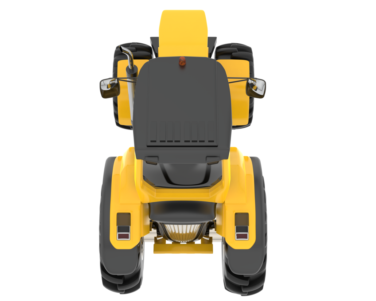 Big farming vehicle isolated on background. 3d rendering - illustration png
