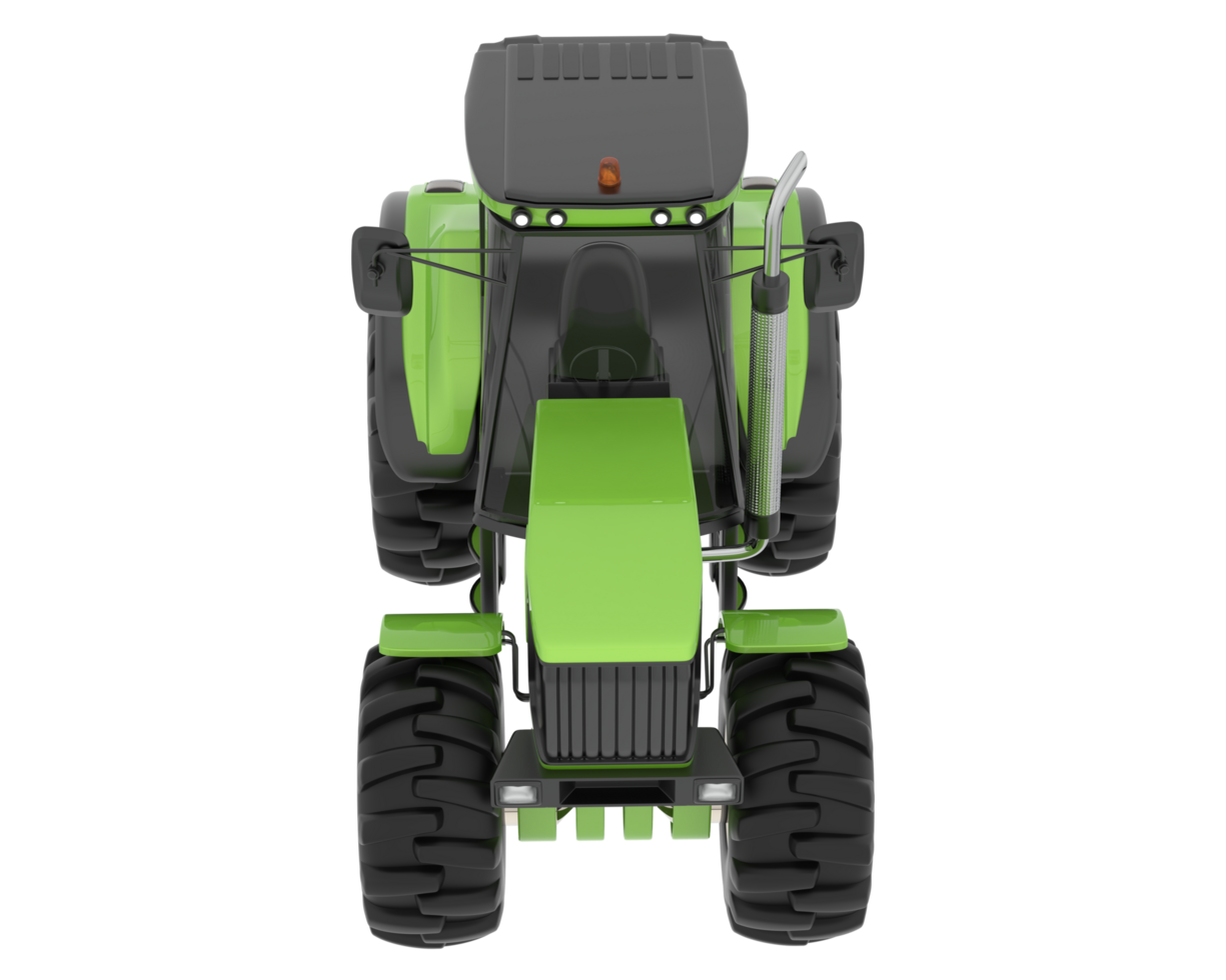 Big farming vehicle isolated on background. 3d rendering - illustration png