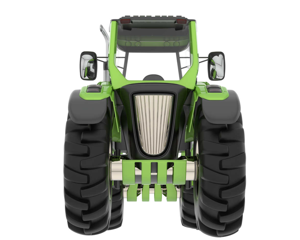 Big farming vehicle isolated on background. 3d rendering - illustration png