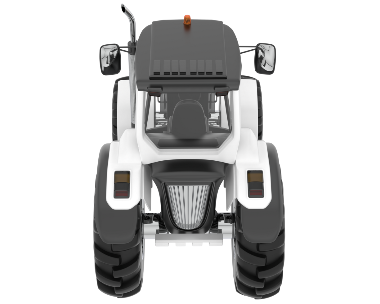 Big farming vehicle isolated on background. 3d rendering - illustration png
