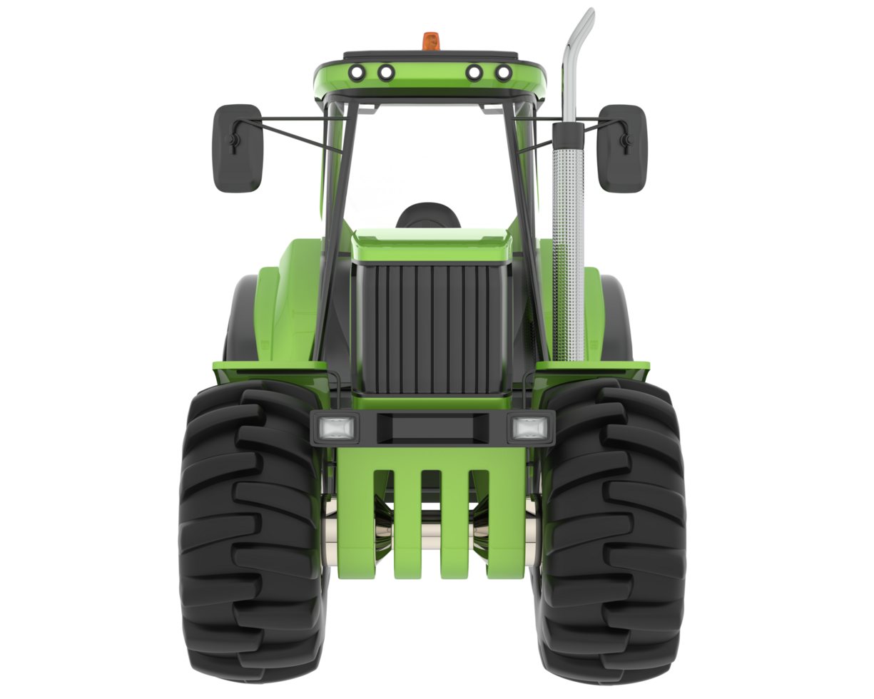 Big farming vehicle isolated on background. 3d rendering - illustration png