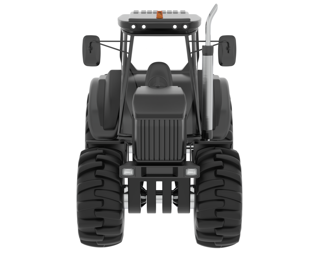 Big farming vehicle isolated on background. 3d rendering - illustration png