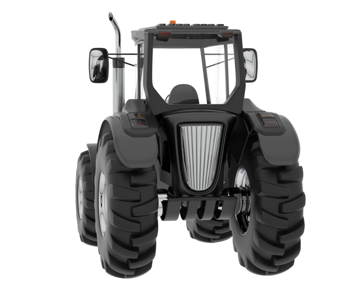 Big farming vehicle isolated on background. 3d rendering - illustration png