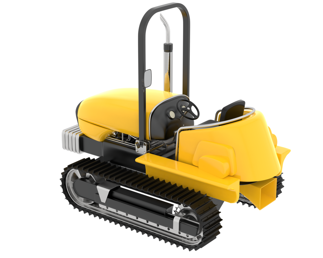 Mini crawler isolated on background. 3d rendering - illustration png